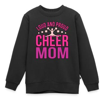 Cheerleading - Sweat Premium enfant bio - noir - Devant - AI Model Kid Female (0cm)
