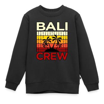 Bali - Sweat Premium enfant bio - noir - Devant - AI Model Kid Female (0cm)