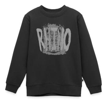 Nashorn - Kinder Premium Organic Sweatshirt - Schwarz - Vorne - AI Model Kid Female (0cm)