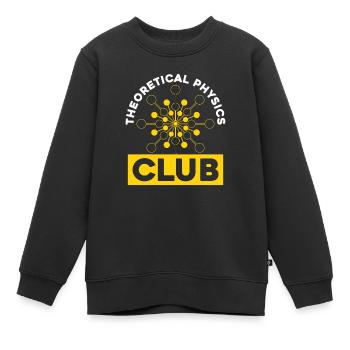 Physicien physicien - Sweat Premium enfant bio - noir - Devant - AI Model Kid Female (0cm)