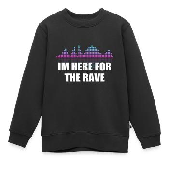 DISC-JOCKEY - Sweat Premium enfant bio - noir - Devant - AI Model Kid Female (0cm)