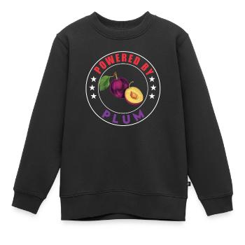 Prune - Sweat Premium enfant bio - noir - Devant - AI Model Kid Female (0cm)