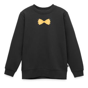 Italienische Pasta italienische Küche Nudel - Kinder Premium Organic Sweatshirt - Schwarz - Vorne - AI Model Kid Female (0cm)