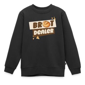 Bäcker Backen Konditor - Kinder Premium Organic Sweatshirt - Schwarz - Vorne - AI Model Kid Female (0cm)