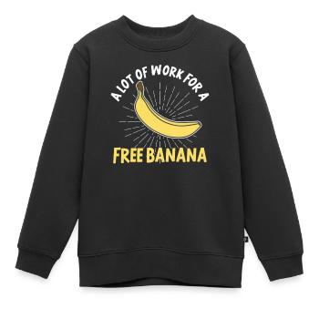 Coureurs de marathon en course semi-marathon - Sweat Premium enfant bio - noir - Devant - AI Model Kid Female (0cm)