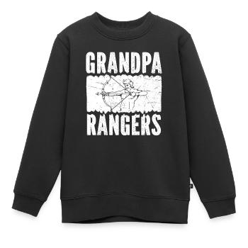 Tir à l’arc Flèche Tir à l’arc Tir à l’arc - Sweat Premium enfant bio - noir - Devant - AI Model Kid Female (0cm)