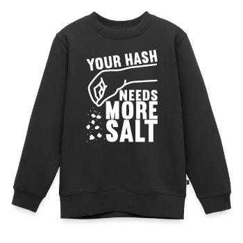 Programmers Programming Computer Scientists - Kids Premium Organic Sweatshirt - black - Front - AI Model Kid Female (0cm)