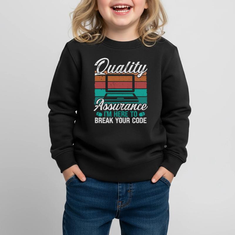 Quality Assurance Code Testing QA Engineering Kinder Premium Organic Sweatshirt