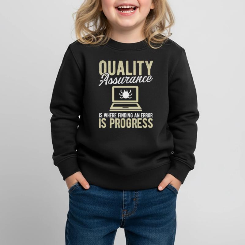 Quality Assurance Code Testing QA Engineering Test Kinder Premium Organic Sweatshirt