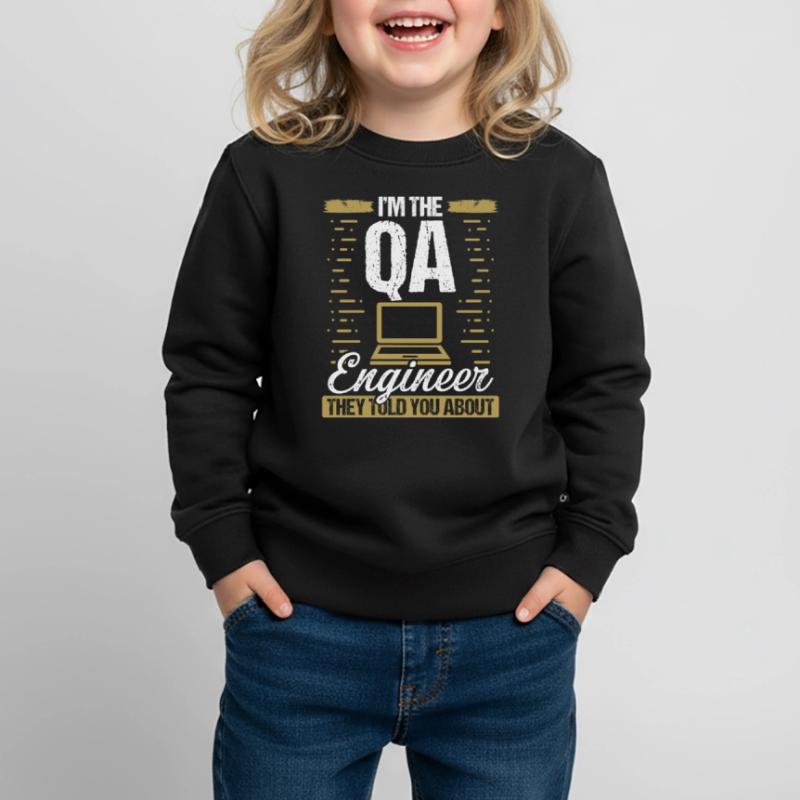QA Engineering Code Quality Assurance Software Kinder Premium Organic Sweatshirt