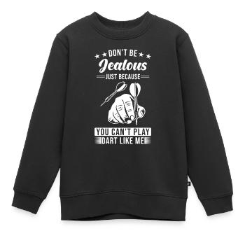 Dard - Sweat Premium enfant bio - noir - Devant - AI Model Kid Female (0cm)