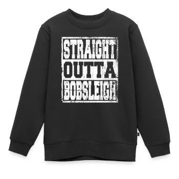 Bob sledge saying funny - Kids Premium Organic Sweatshirt - black - Front - AI Model Kid Female (0cm)