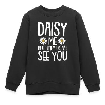 Hobby Jardinier Jardinier Jardinier Daisy - Sweat Premium enfant bio - noir - Devant - AI Model Kid Female (0cm)