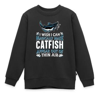 Wels - Kinder Premium Organic Sweatshirt - Schwarz - Vorne - AI Model Kid Female (0cm)