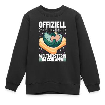 Avocado Toast - Kinder Premium Organic Sweatshirt - Schwarz - Vorne - AI Model Kid Female (0cm)