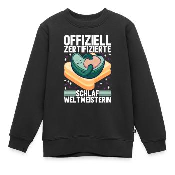 Avocado Toast - Kinder Premium Organic Sweatshirt - Schwarz - Vorne - AI Model Kid Female (0cm)