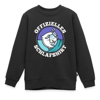 Offizielles schlafshirt Hase - Kinder Premium Organic Sweatshirt - Schwarz - Vorne - AI Model Kid Female (0cm)