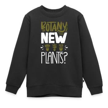 Horticulture Horticulteur Jardinage Botanique Nouveau - Sweat Premium enfant bio - noir - Devant - AI Model Kid Female (0cm)