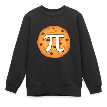 Math Pie Keks - Kinder Premium Organic Sweatshirt - Schwarz - Vorne - AI Model Kid Female (0cm)