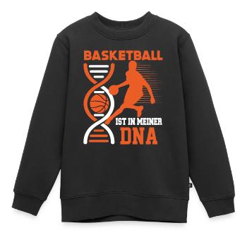 Basketball Dunking Spieler Korbleger Spruch - Kinder Premium Organic Sweatshirt - Schwarz - Vorne - AI Model Kid Female (0cm)