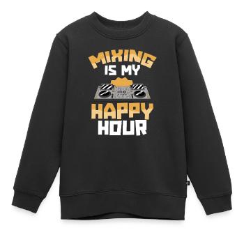 Tontechniker Sound Audio Engineer - Kinder Premium Organic Sweatshirt - Schwarz - Vorne - AI Model Kid Female (0cm)
