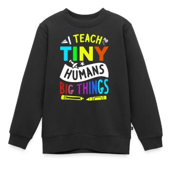 Cadeau d’enseignant Éducateur Pédagogue Formation d’enseignant - Sweat Premium enfant bio - noir - Devant - AI Model Kid Female (0cm)