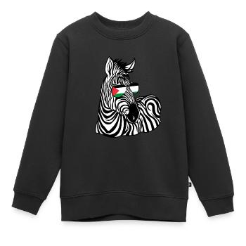 Palästina Palestine Filistin Palästinensisch - Kinder Premium Organic Sweatshirt - Schwarz - Vorne - AI Model Kid Female (0cm)