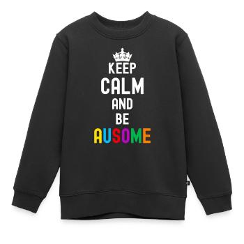 Autismus - Kinder Premium Organic Sweatshirt - Schwarz - Vorne - AI Model Kid Female (0cm)