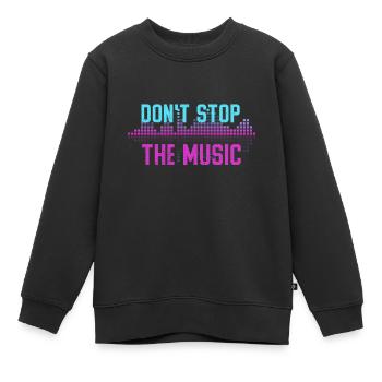 Disc Jockey DJ Rave Synthétiseur Cadeau CD Mixer - Sweat Premium enfant bio - noir - Devant - AI Model Kid Female (0cm)