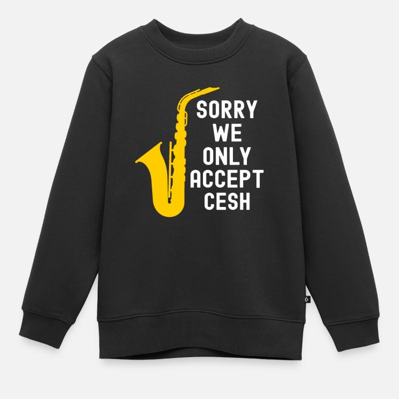 Jazz Tshirt - Kids Premium Organic Sweatshirt - black