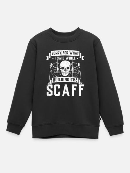 Scaffolding builders - Kids Premium Organic Sweatshirt - black