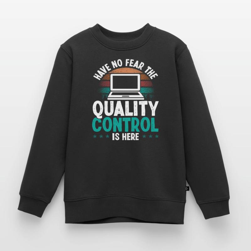 Software Testing Vintage Quality Assurance Code Kids Premium Organic Sweatshirt