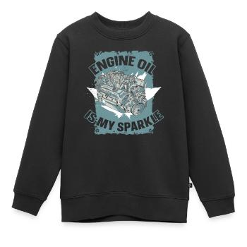 LKW Fahrer Lastwagenfahrer Fernfahrer Trucker - Kinder Premium Organic Sweatshirt - Schwarz - Vorne - AI Model Kid Female (0cm)