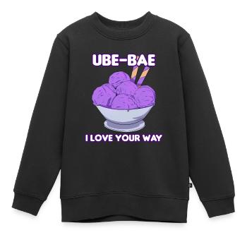 Philippinen Filipino Ube Nachtisch I Geschenk - Kinder Premium Organic Sweatshirt - Schwarz - Vorne - AI Model Kid Female (0cm)