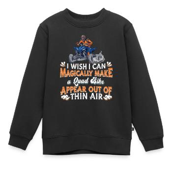 Quad Atv Motorsport - Kinder Premium Organic Sweatshirt - Schwarz - Vorne - AI Model Kid Female (0cm)