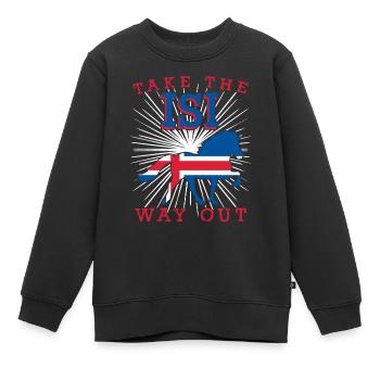 Cheval islandais Équitation islandais Chevaux islandais - Sweat Premium enfant bio - noir - Devant - AI Model Kid Female (0cm)