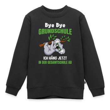 Grundschulabschluss Gesamtschule 5. Klasse - Kinder Premium Organic Sweatshirt - Schwarz - Vorne - AI Model Kid Female (0cm)