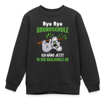Grundschulabschluss Realschule Einschulung 5Klasse - Kinder Premium Organic Sweatshirt - Schwarz - Vorne - AI Model Kid Female (0cm)