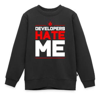 QA Ingenieur QA Tester Software Tester - Kinder Premium Organic Sweatshirt - Schwarz - Vorne - AI Model Kid Female (0cm)