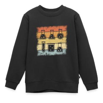 Chemist Gift - Kids Premium Organic Sweatshirt - black - Front - AI Model Kid Female (0cm)