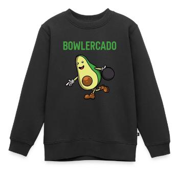 Bowling - Kinder Premium Organic Sweatshirt - Schwarz - Vorne - AI Model Kid Female (0cm)