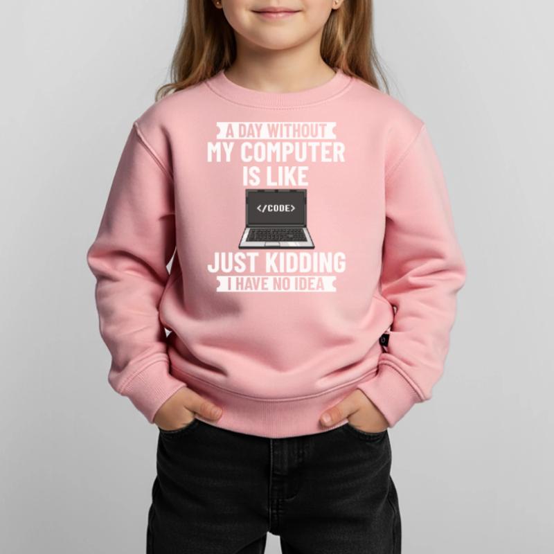 Programmierer Programmieren Computerentwickler Pc Kinder Premium Organic Sweatshirt