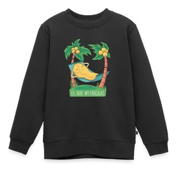 Eh, nee. Meine Bauchspeicheldrüse Eh, Nah. Meine B - Kinder Premium Organic Sweatshirt - Schwarz - Vorne - AI Model Kid Female (0cm)