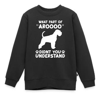 Schnauzer Fan Dog Motif Drôle Schnauzer Gassi - Sweat Premium enfant bio - noir - Devant - AI Model Kid Female (0cm)