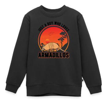 Tatou Jeune Tatou - Sweat Premium enfant bio - noir - Devant - AI Model Kid Female (0cm)