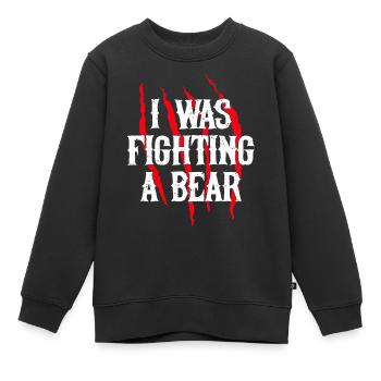 Bears Brown Bear Polar Bear Bear - Kids Premium Organic Sweatshirt - black - Front - AI Model Kid Female (0cm)