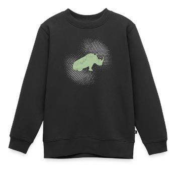 Nashorn - Kinder Premium Organic Sweatshirt - Schwarz - Vorne - AI Model Kid Female (0cm)