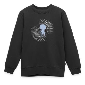 Qualle - Kinder Premium Organic Sweatshirt - Schwarz - Vorne - AI Model Kid Female (0cm)