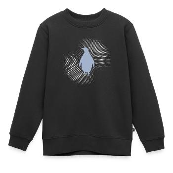 Pinguin - Kinder Premium Organic Sweatshirt - Schwarz - Vorne - AI Model Kid Female (0cm)