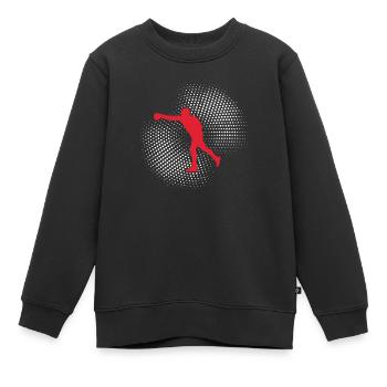 Boxen - Kinder Premium Organic Sweatshirt - Schwarz - Vorne - AI Model Kid Female (0cm)
